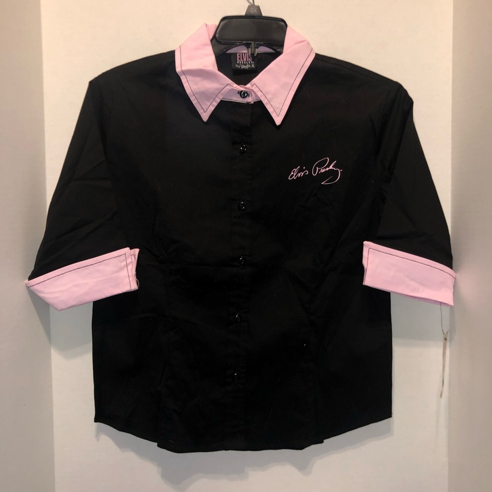 *NWT* Elvis Presley Woman’s Bowling-Style Shirt by Steady (XL)